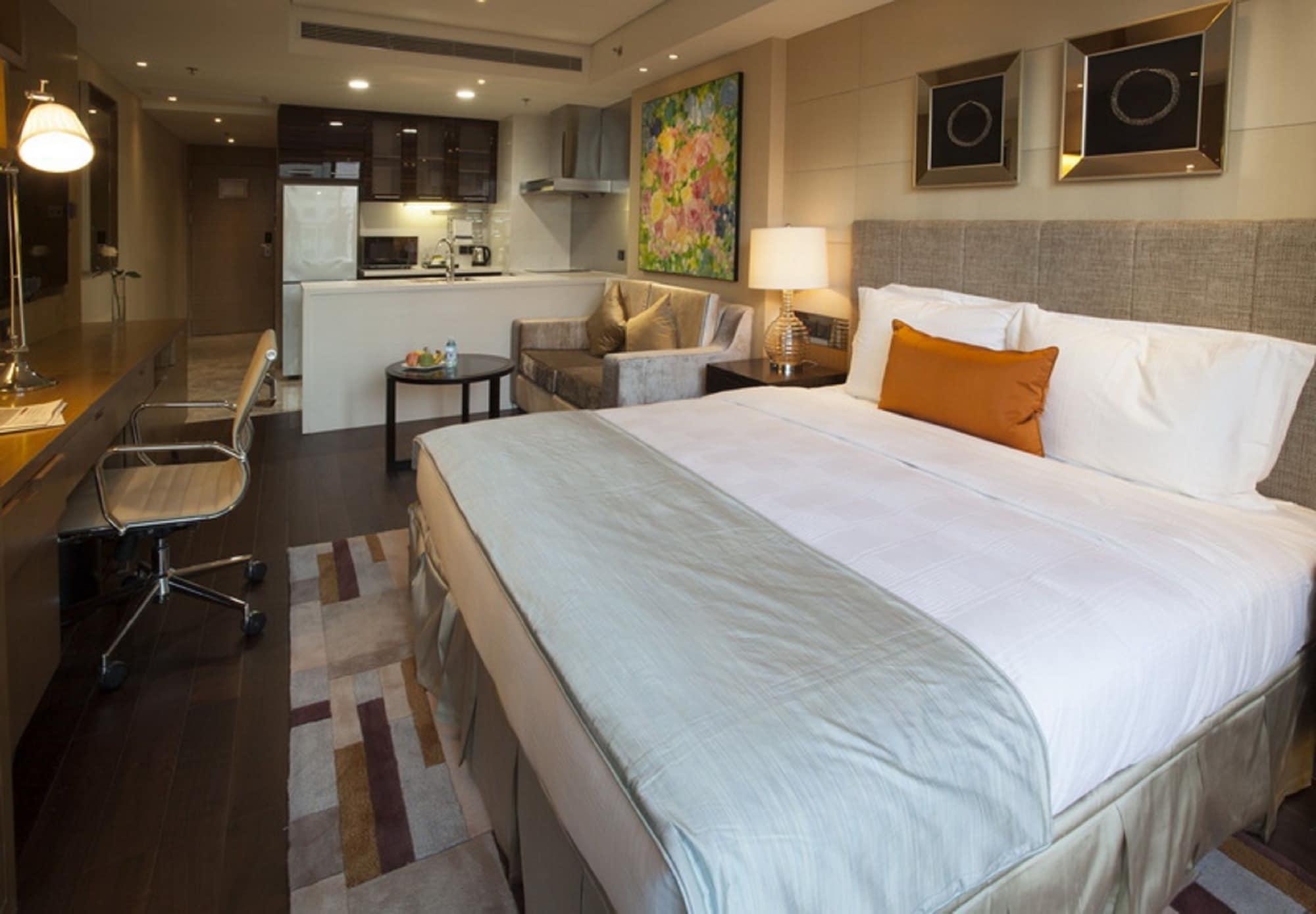 Lee Garden Service Apartment Beijing Luaran gambar